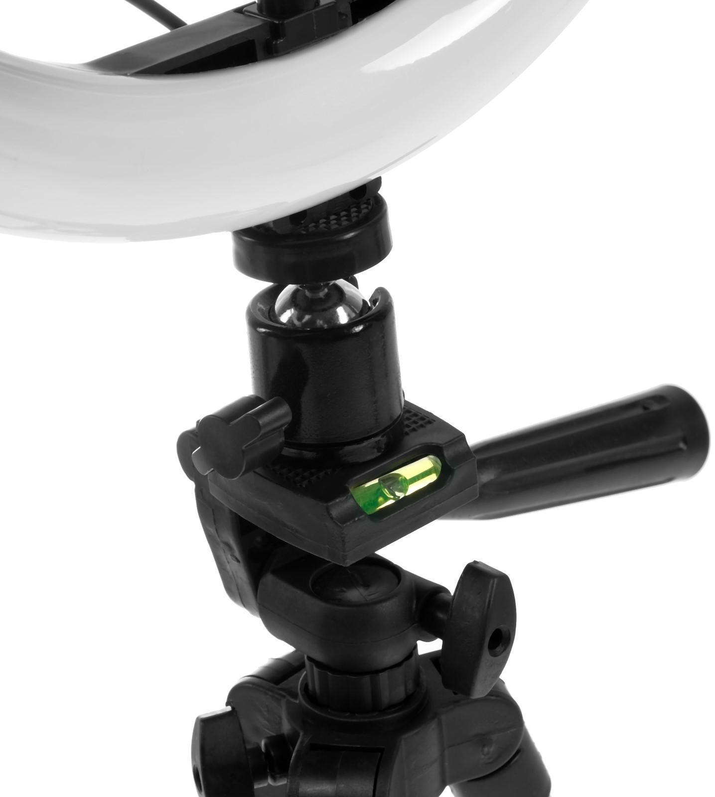 Светодиодная кольцевая лампа на штативе Luazon SNP099, 10