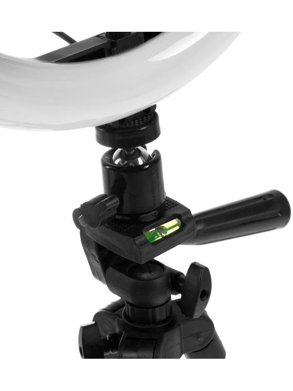 Светодиодная кольцевая лампа на штативе Luazon SNP099, 10