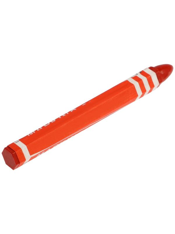 Мелки разметочные ЛОМ, восковые,110 мм, в упаковке 6 шт., красные