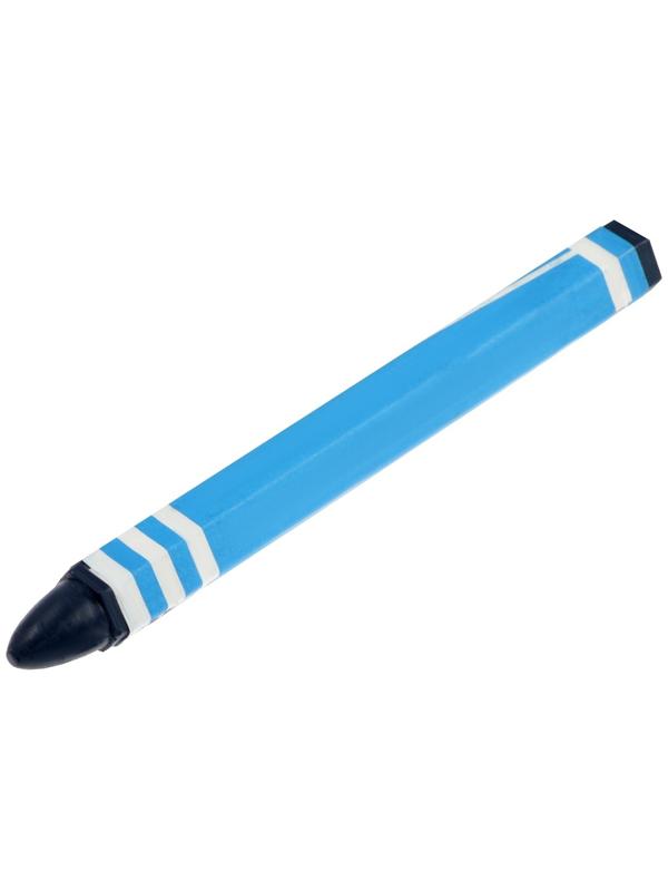 Мелки разметочные ЛОМ, восковые,110 мм, в упаковке 6 шт., синие