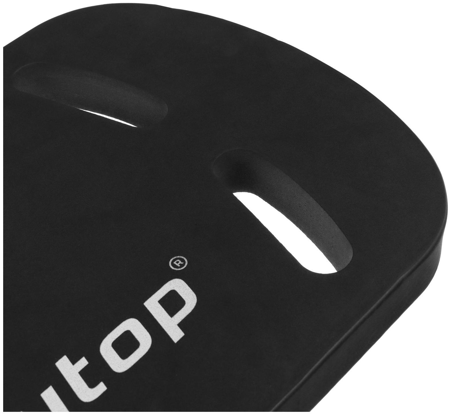 Доска для плавания ONLYTOP, 44х28х3,3 см, цвет чёрный