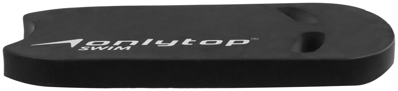 Доска для плавания ONLYTOP, 44х28х3,3 см, цвет чёрный