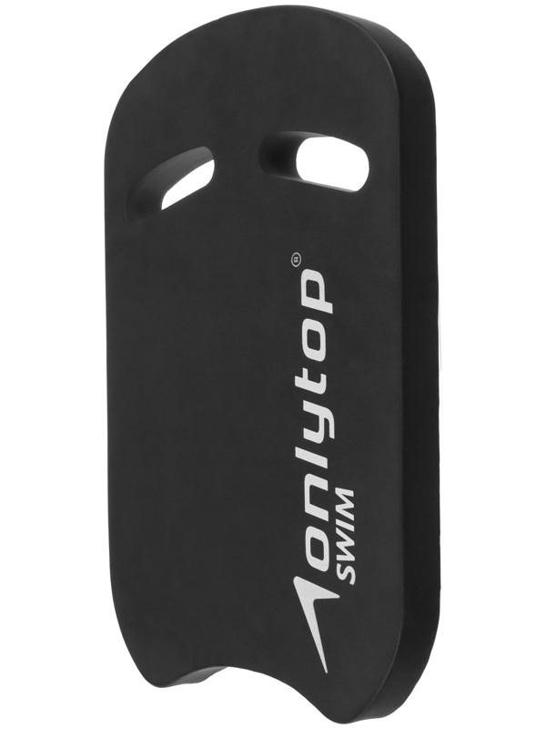 Доска для плавания ONLYTOP, 44х28х3,3 см, цвет чёрный