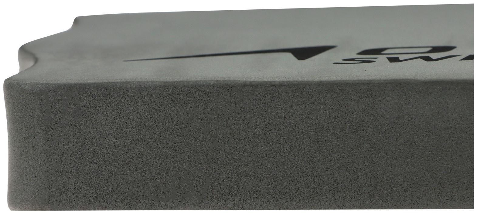 Доска для плавания ONLYTOP, 44х28х3,3 см, цвет серый