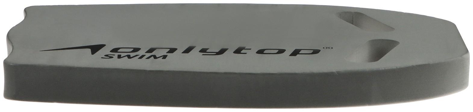 Доска для плавания ONLYTOP, 44х28х3,3 см, цвет серый