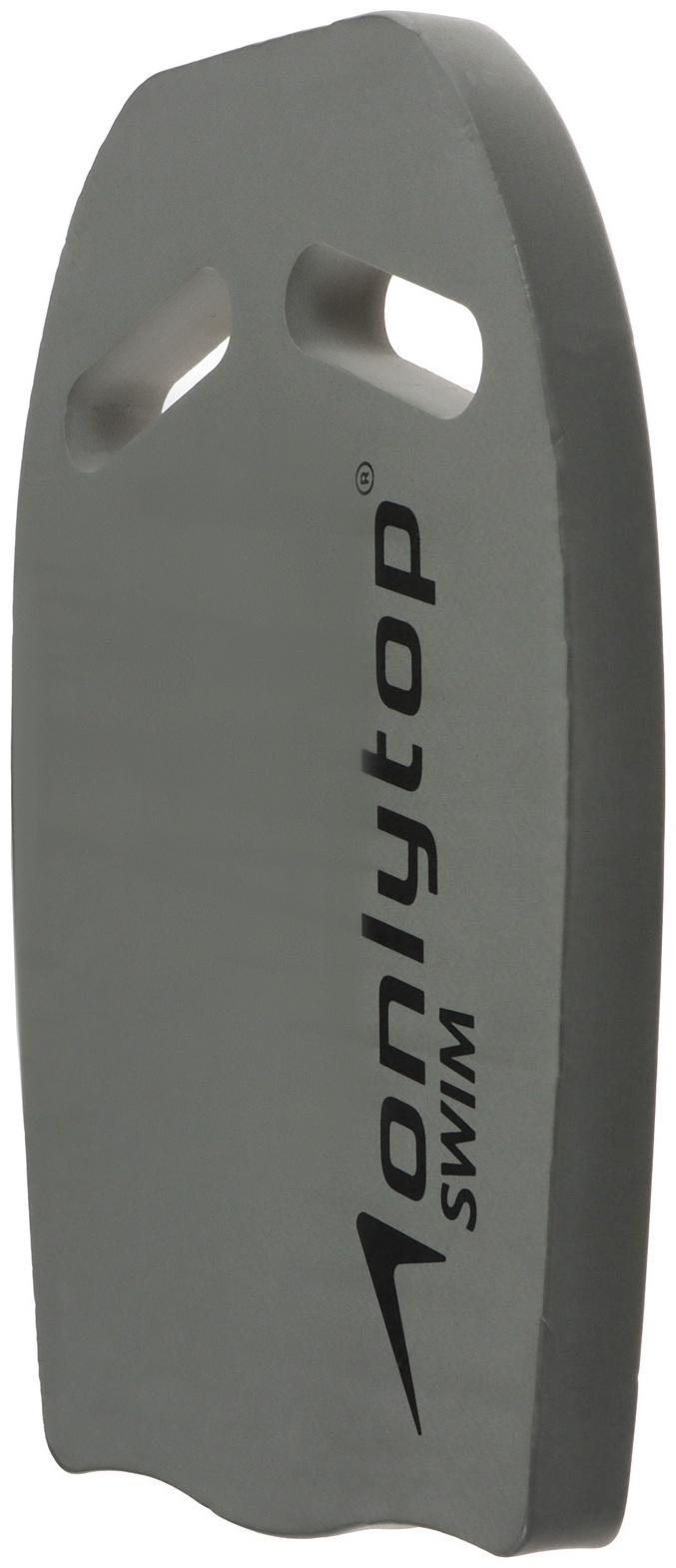 Доска для плавания ONLYTOP, 44х28х3,3 см, цвет серый