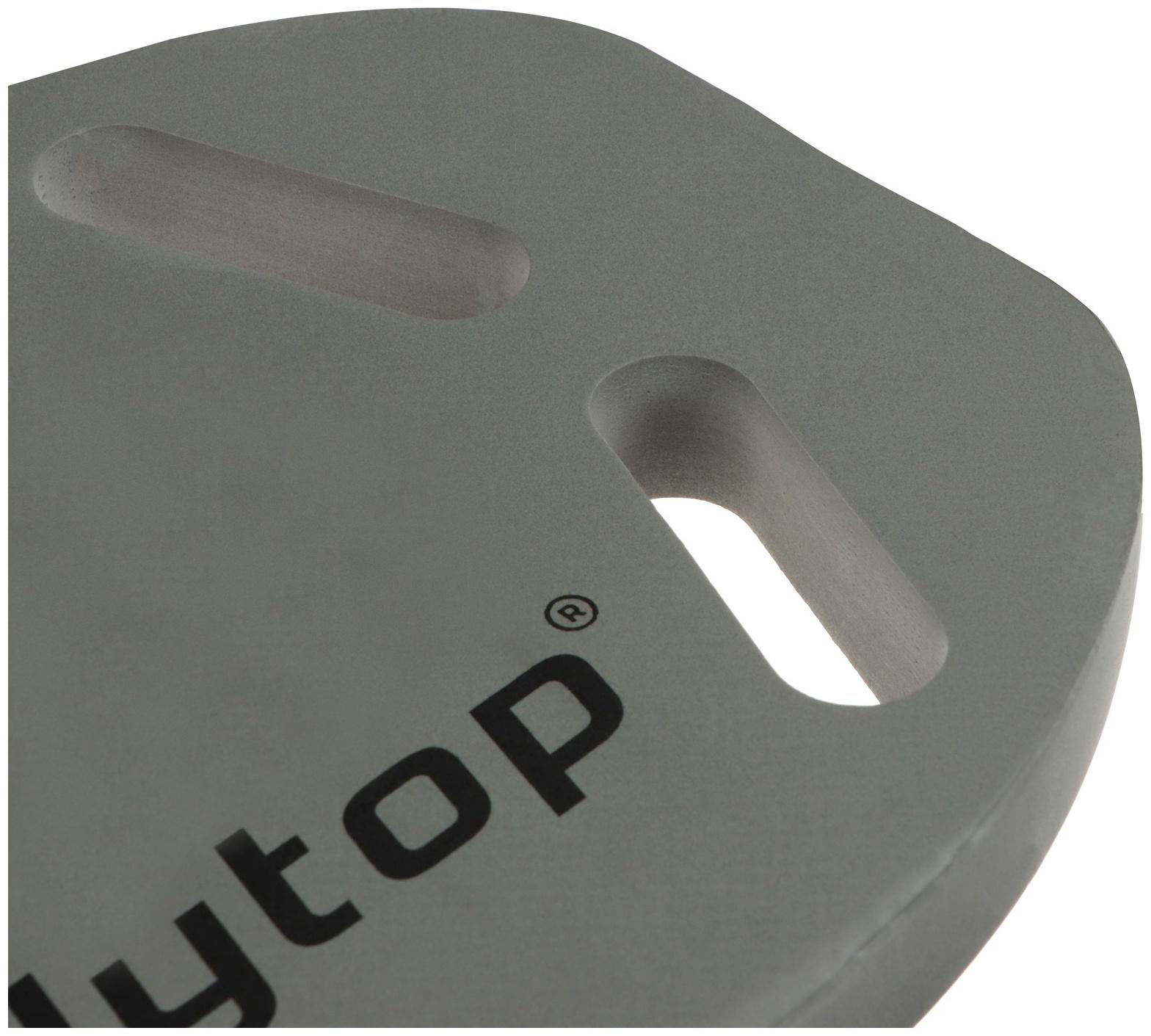 Доска для плавания ONLYTOP, 44х28х3,3 см, цвет серый