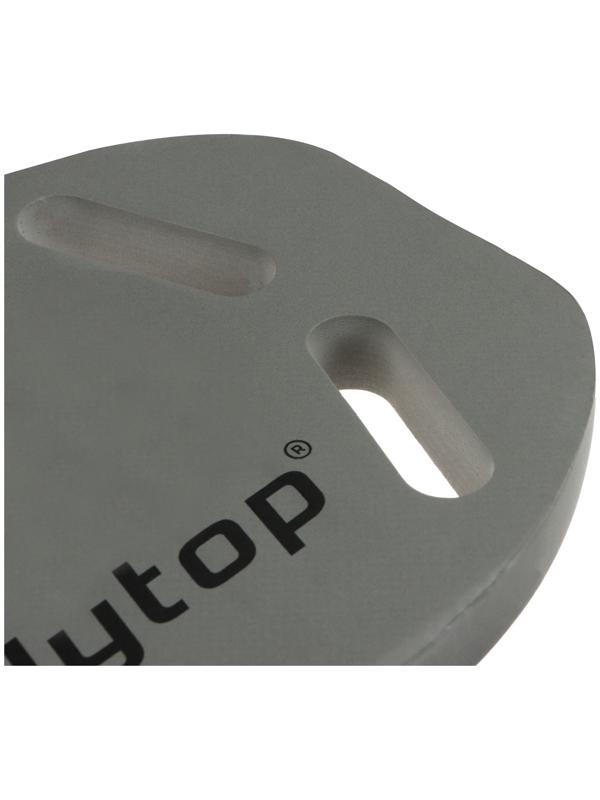 Доска для плавания ONLYTOP, 44х28х3,3 см, цвет серый