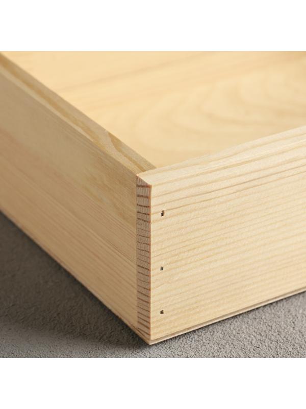 Кашпо для цветов «Элегант», 30×20×7.5 см, деревянное