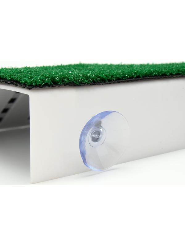 Мостик для черепах большой, на присосках, 20,5 х 20 х 6 см