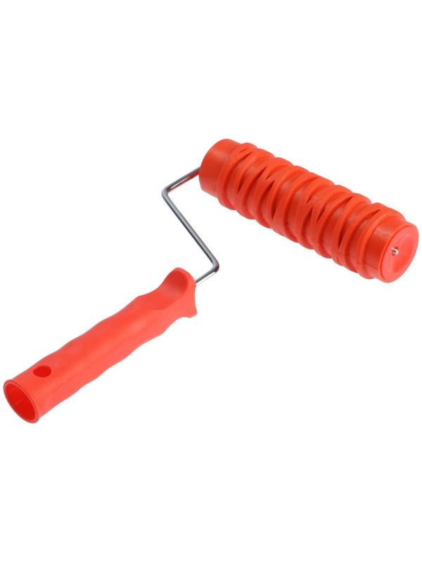 Валик декоративный ТУНДРА, резиновый, «кора березы», рукоятка d=6 мм, 180 мм