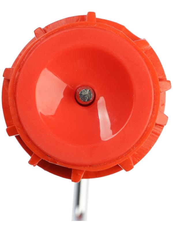 Валик декоративный ТУНДРА, резиновый, «крокодил», рукоятка d=6 мм, 180 мм