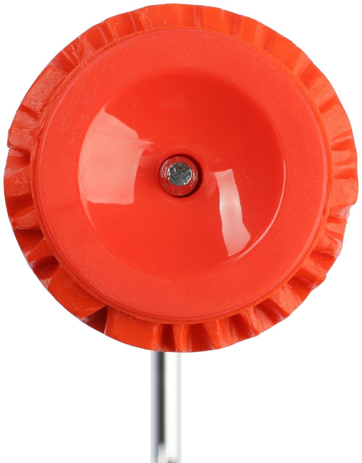 Валик декоративный ТУНДРА, резиновый, «змея», рукоятка d=6 мм, 180 мм