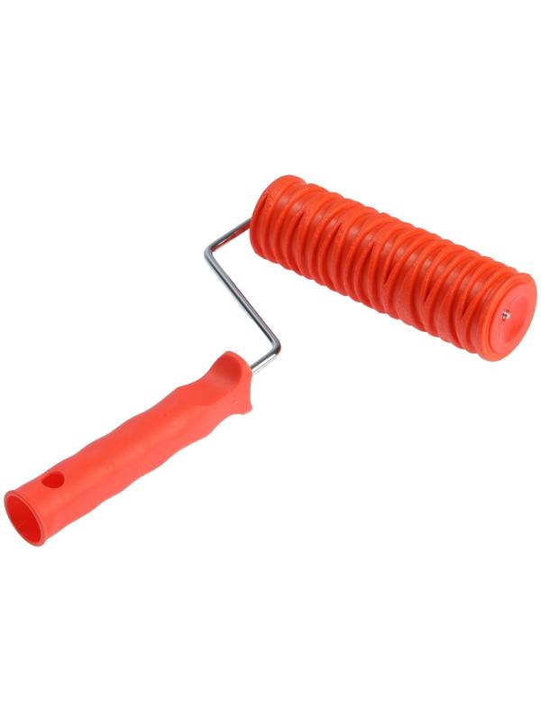 Валик декоративный ТУНДРА, резиновый, «кора тополя», рукоятка d=6 мм, 180 мм