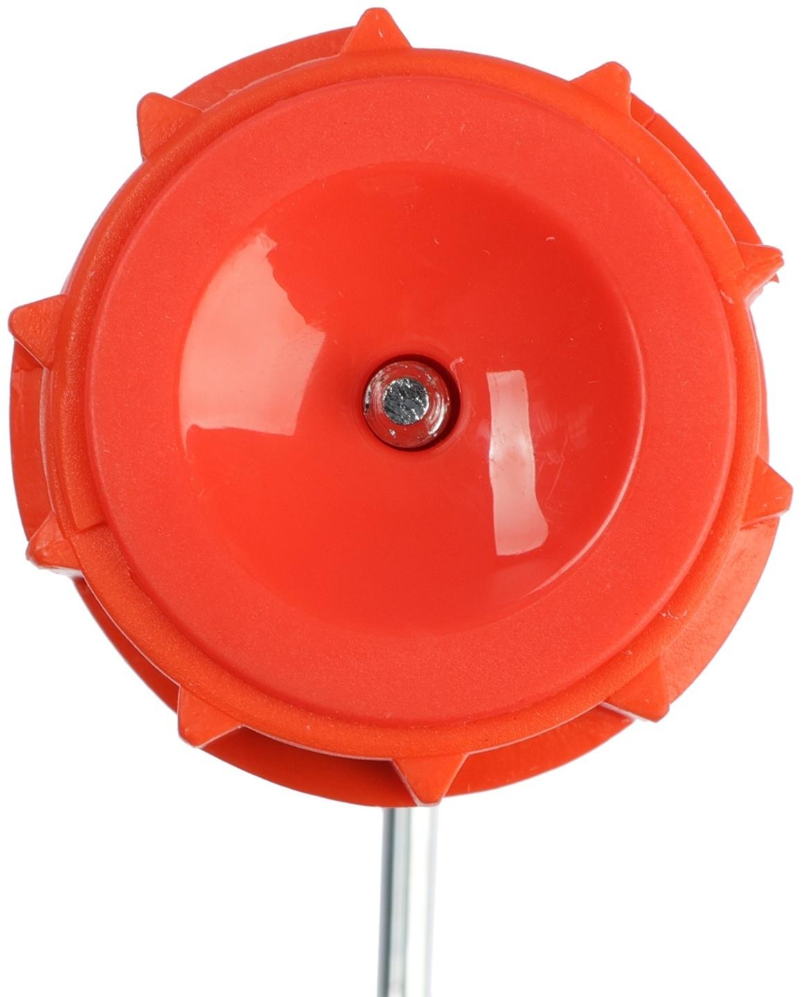 Валик декоративный ТУНДРА, резиновый, «кирпичи», рукоятка d=6 мм, 180 мм