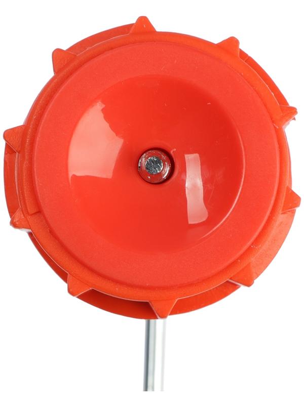 Валик декоративный ТУНДРА, резиновый, «кирпичи», рукоятка d=6 мм, 180 мм