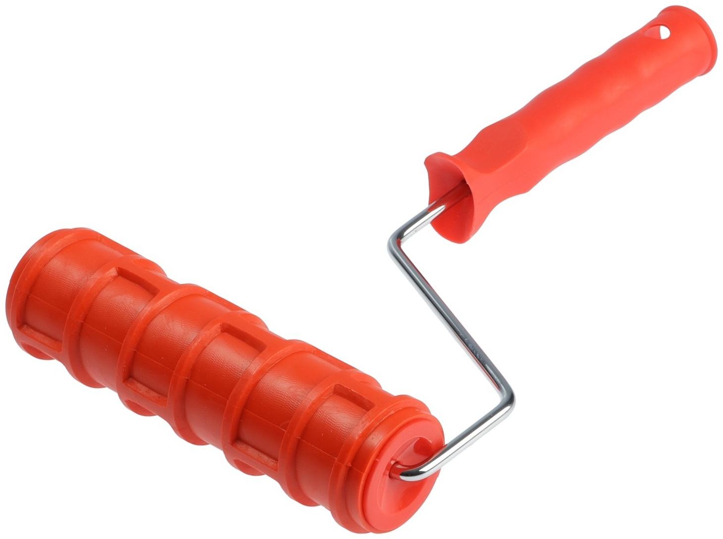 Валик декоративный ТУНДРА, резиновый, «кирпич плоский», рукоятка d=6 мм, 180 мм