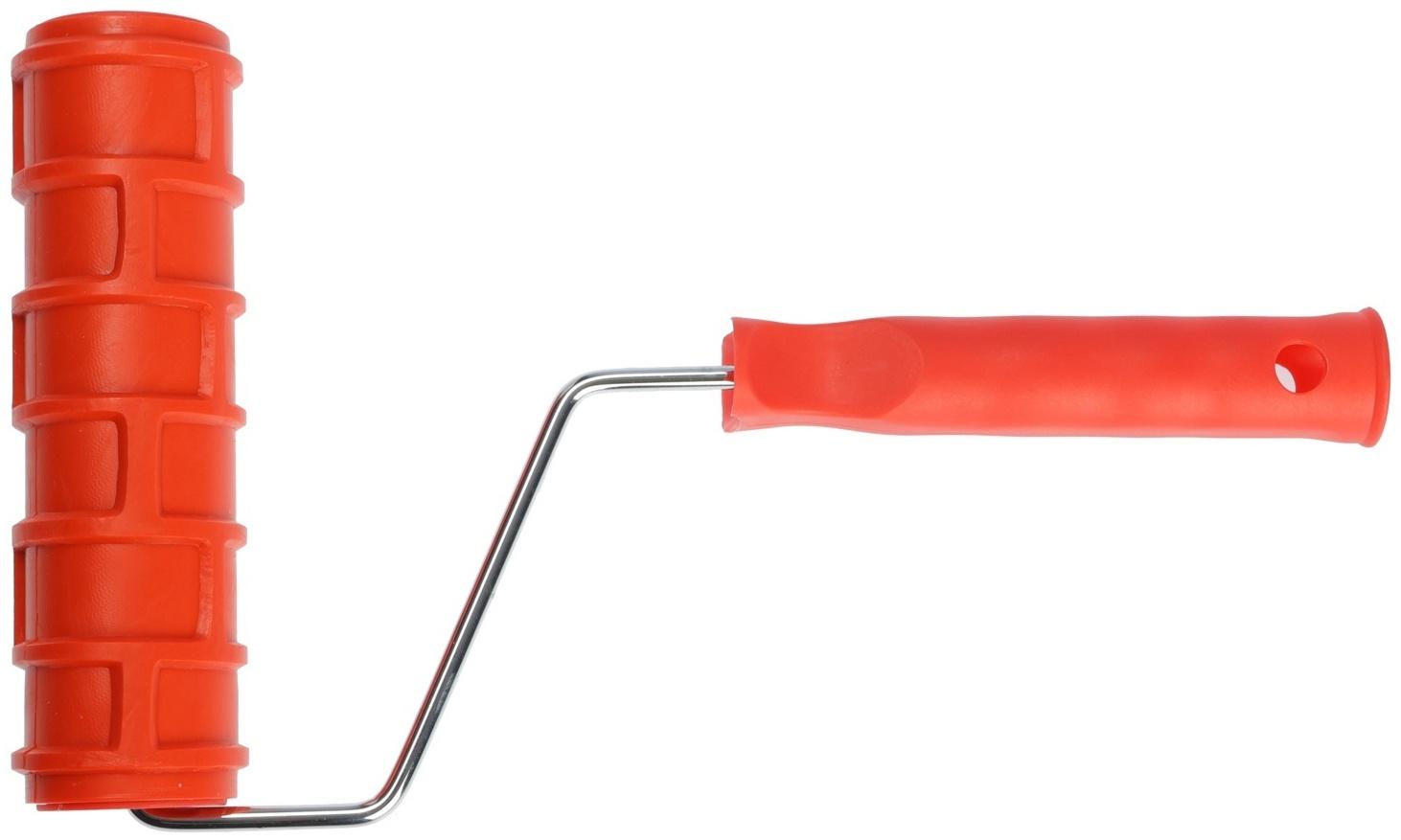 Валик декоративный ТУНДРА, резиновый, «кирпич плоский», рукоятка d=6 мм, 180 мм