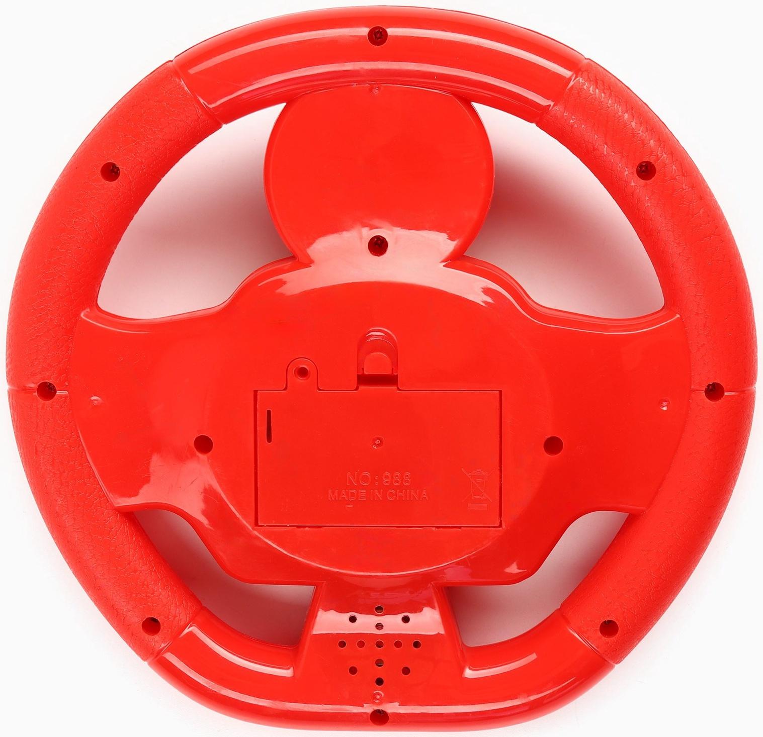 Музыкальный руль «Щенячий патруль», звук, цвет красный