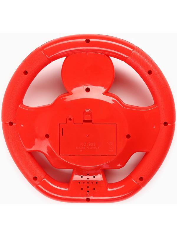 Музыкальный руль «Щенячий патруль», звук, цвет красный