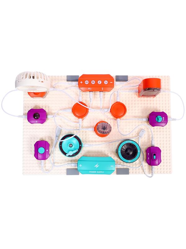 Электронный конструктор, 53 детали, 151 схема