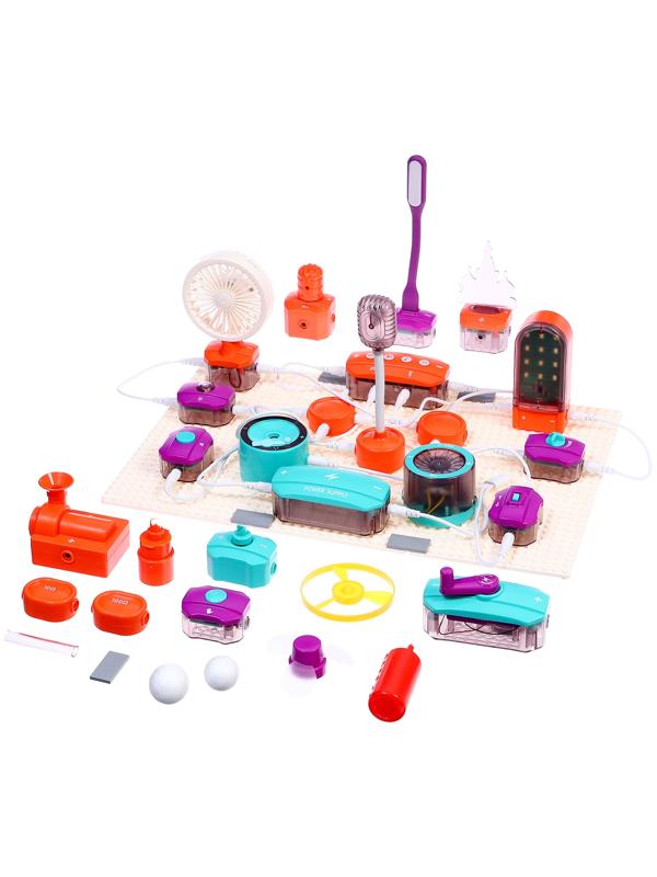 Электронный конструктор, 53 детали, 151 схема