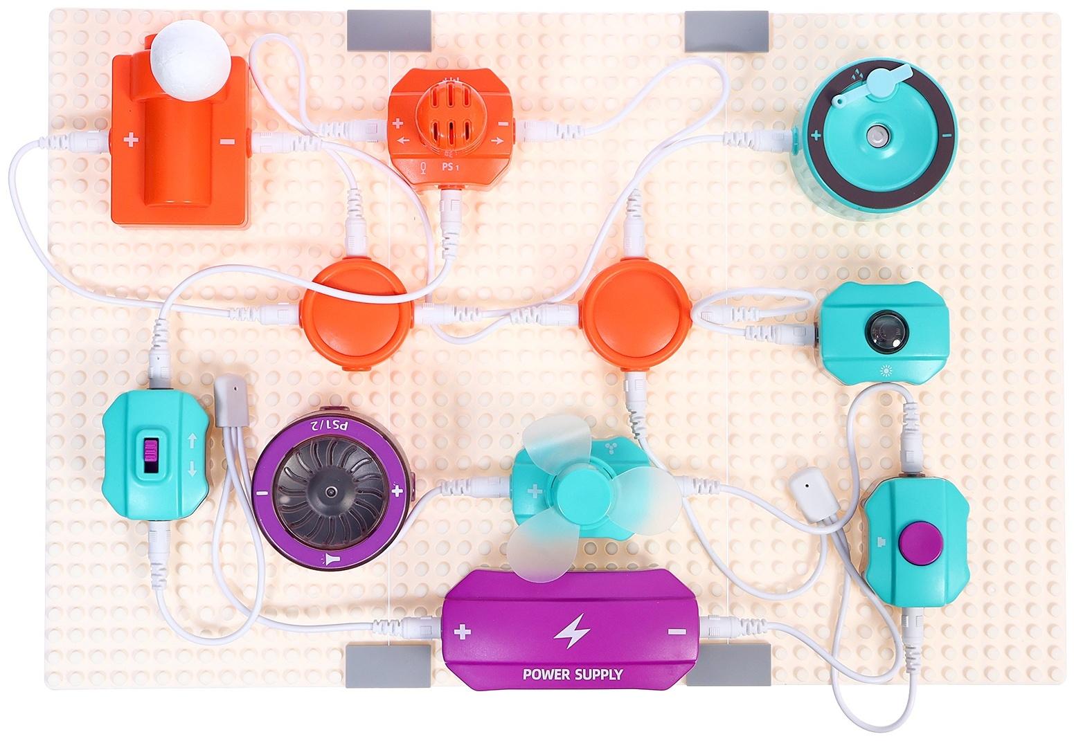 Электронный конструктор, 45 деталей, 101 схема