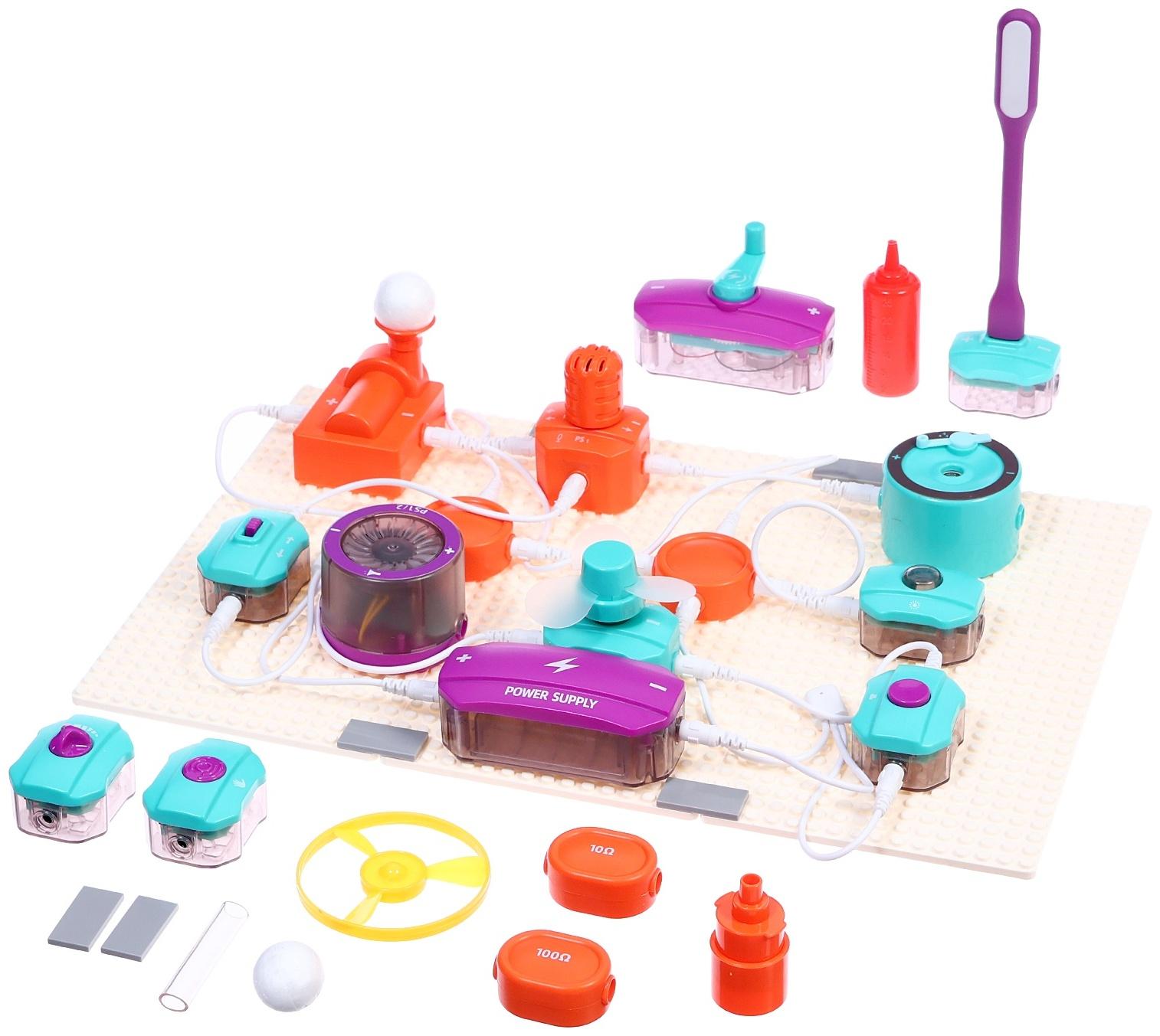 Электронный конструктор, 45 деталей, 101 схема