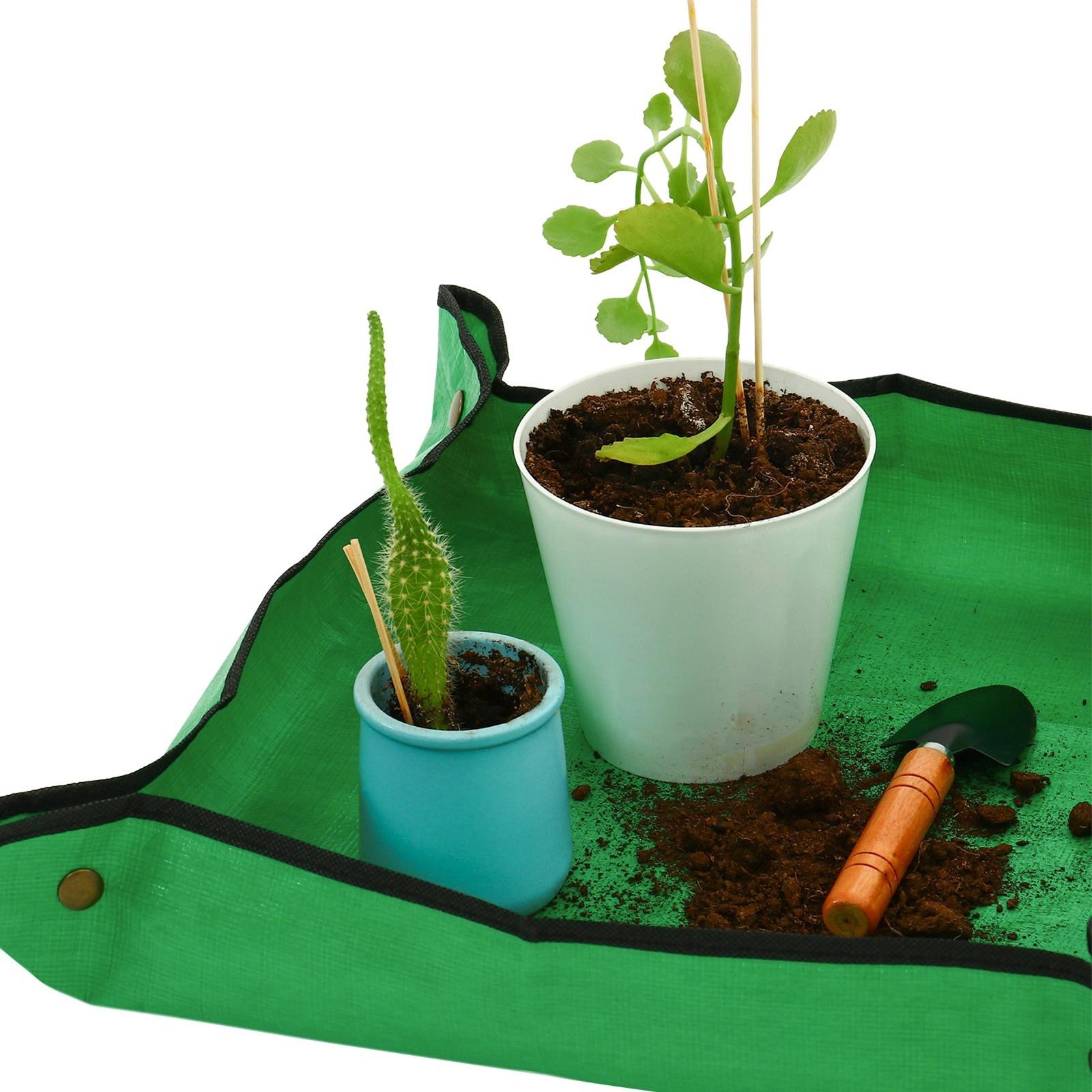 Коврик для пересадки растений, пластик, 75 × 75 см, Greengo