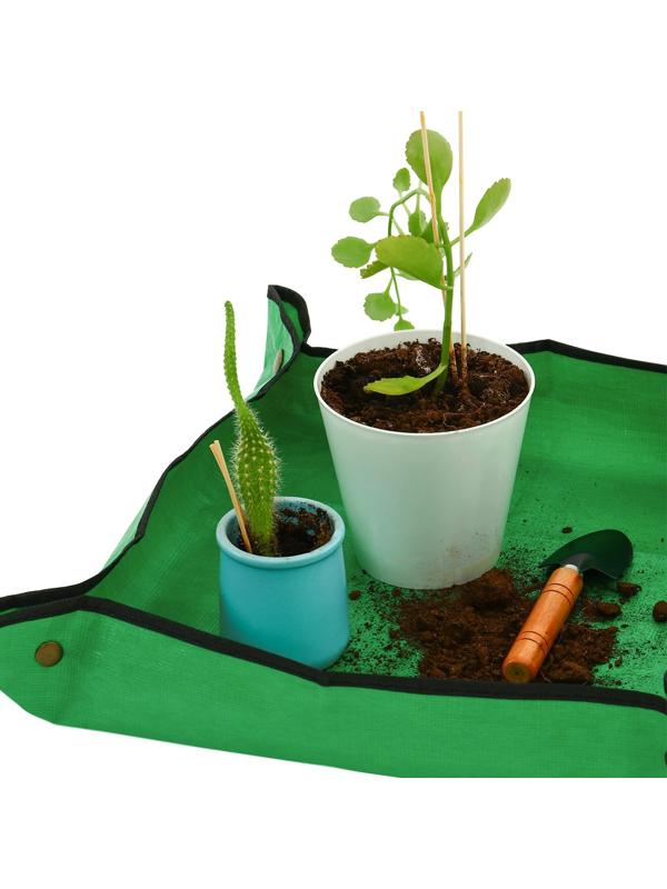 Коврик для пересадки растений, пластик, 100 × 100 см, Greengo