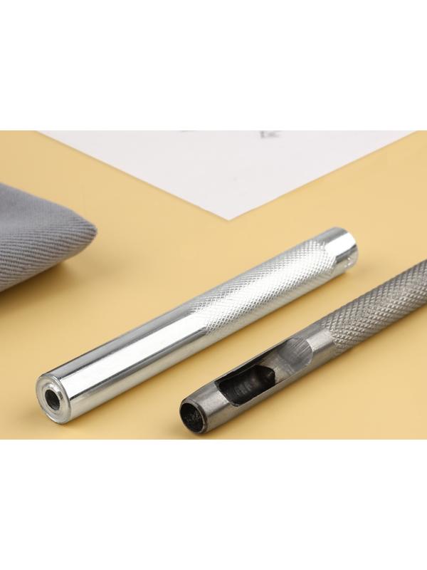 Набор инструментов для ручной установки люверсов №4, d=6 мм, с колодцем