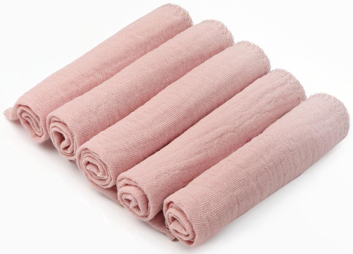 Набор платочков «Крошка Я» Strawberry cream, 20×20 см-5 шт., муслин, хлопок 100%