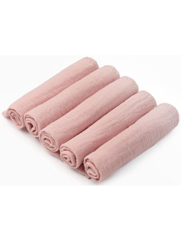 Набор платочков «Крошка Я» Strawberry cream, 20×20 см-5 шт., муслин, хлопок 100%