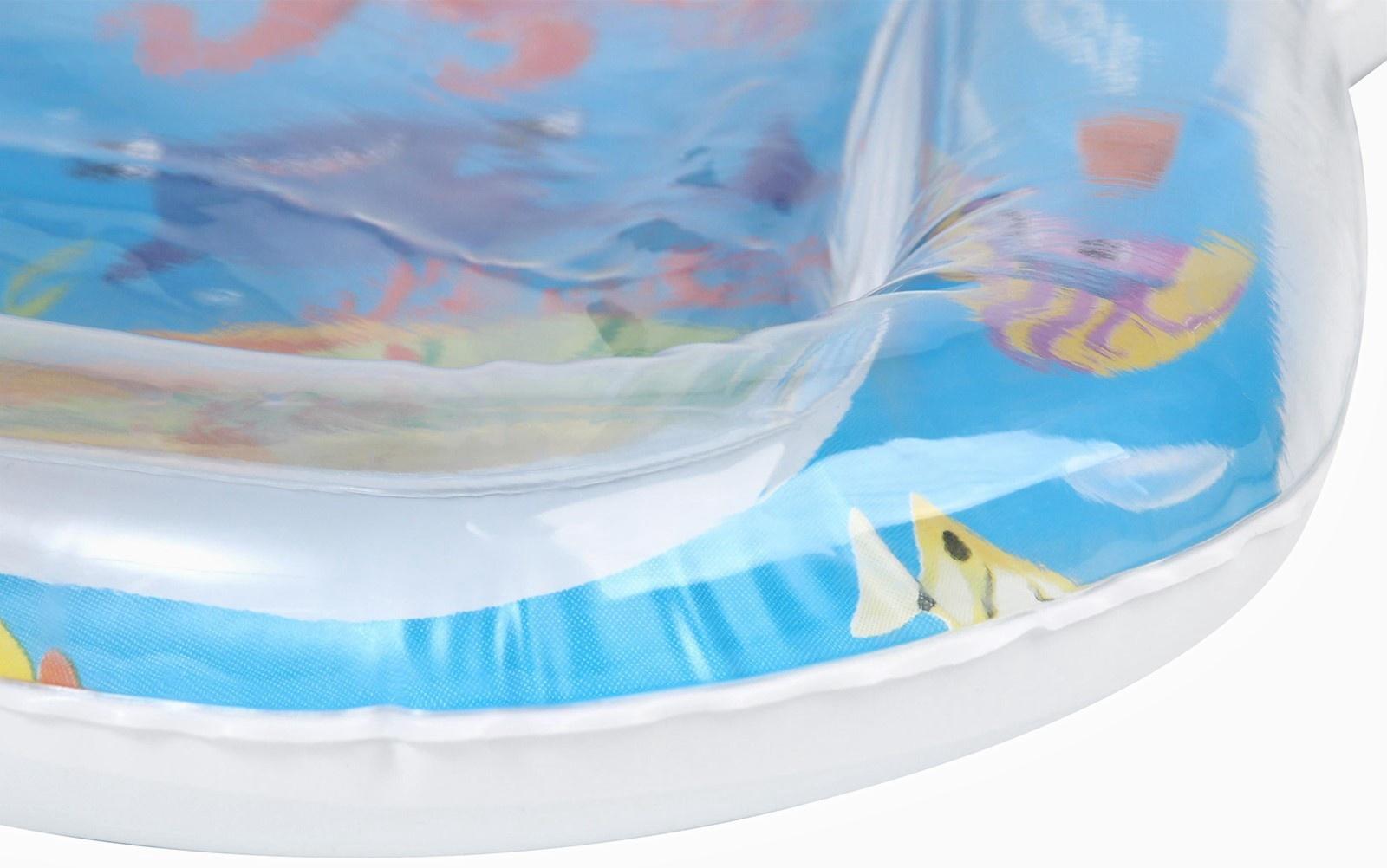 Акваковрик надувной развивающий водный «Морские жители», 65×50 см + игрушка В ПОДАРОК