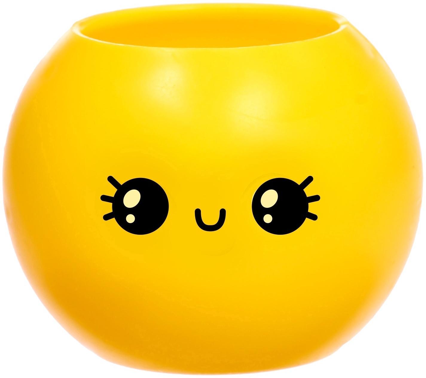 Набор для опытов, для детей «Выращиваем травку», растение в горшочке - эмодзи «Милый»