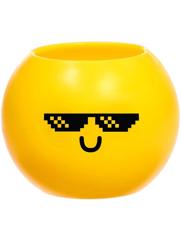 Набор для опытов, для детей «Выращиваем травку», растение в горшочке - эмодзи «Крутой»