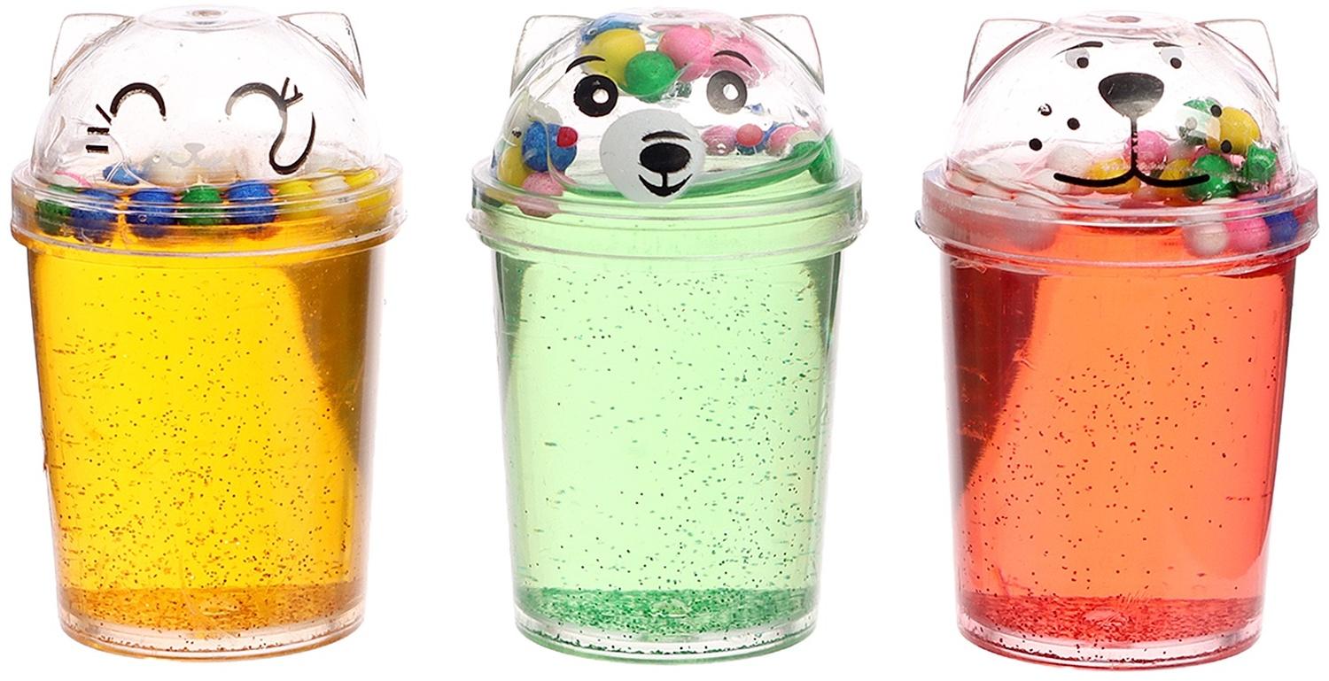 Лизун - слайм «Напиток», МИКС