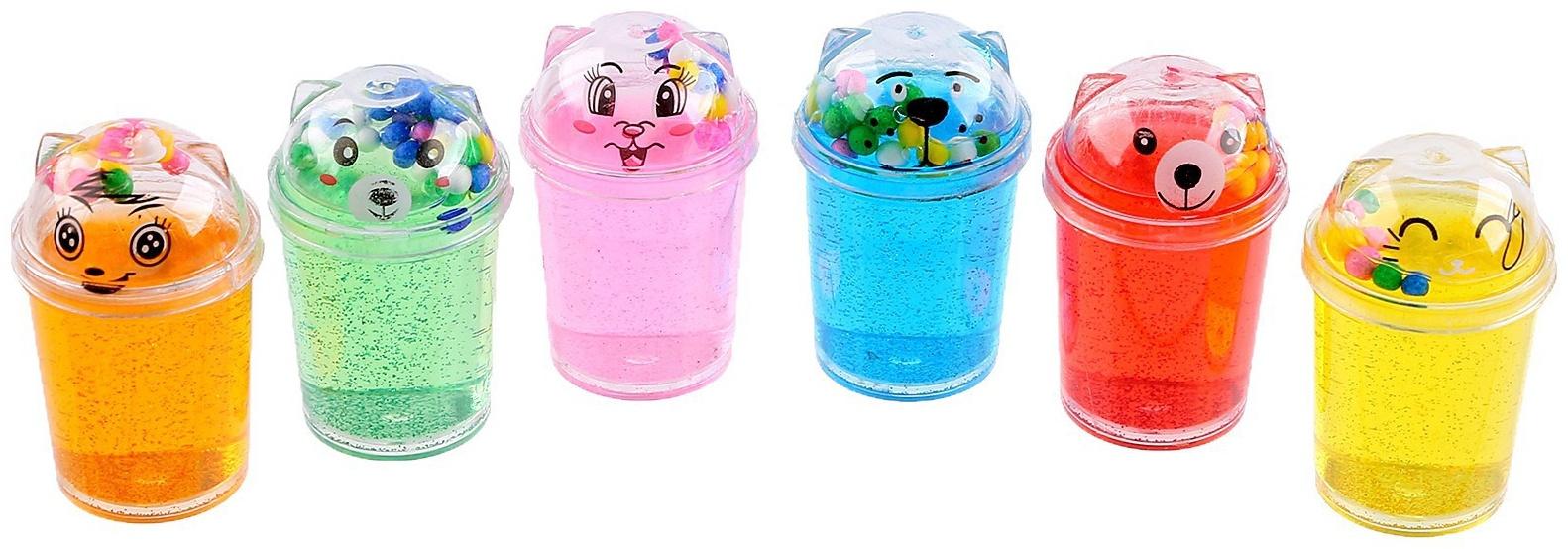 Лизун - слайм «Напиток», МИКС