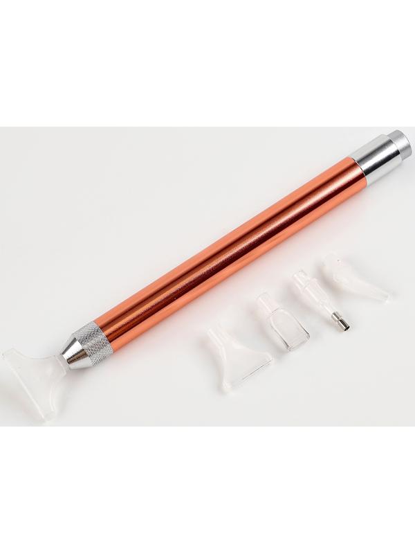 Стилус для алмазной мозаики с подсветкой, 5 насадок