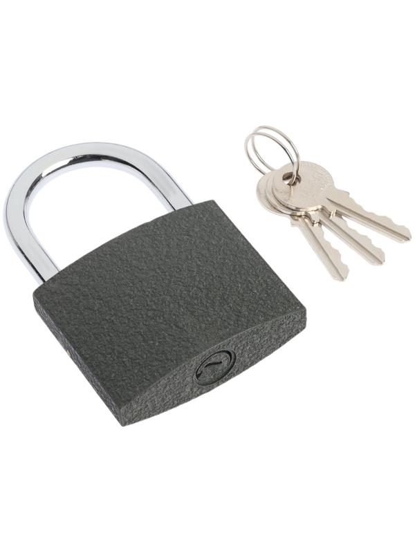 Замок навесной ТУНДРА OneKey001, 75 мм, с одной секретностью, 3 ключа