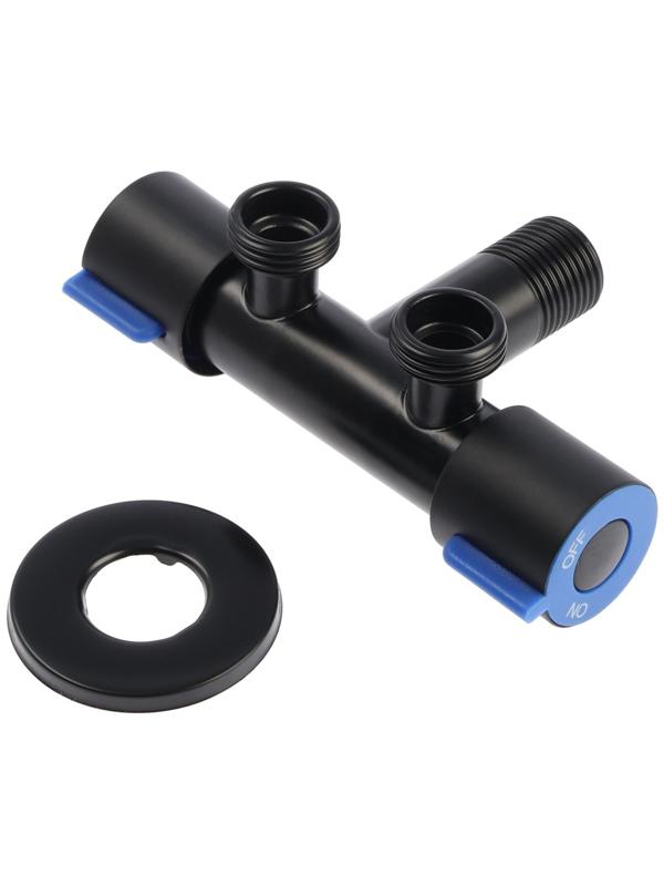 Кран двойной ZEIN engr, 1/2