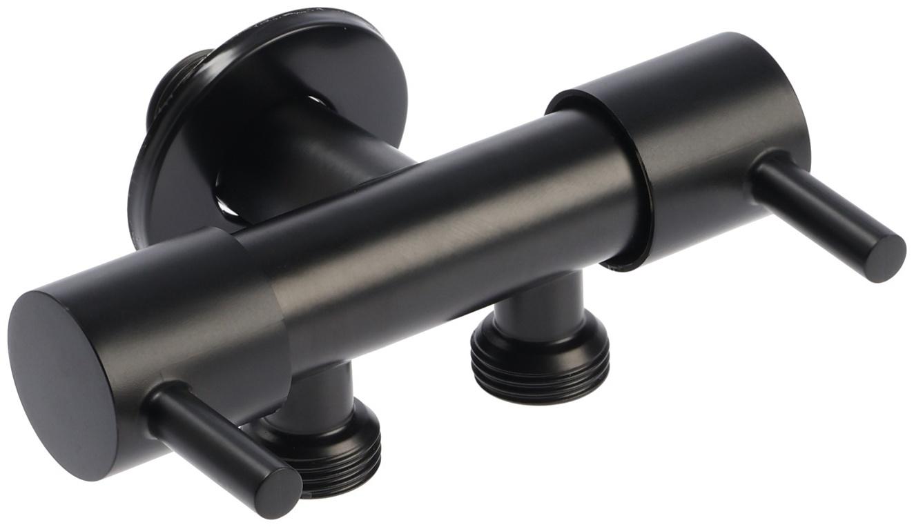 Кран двойной ZEIN engr, 1/2