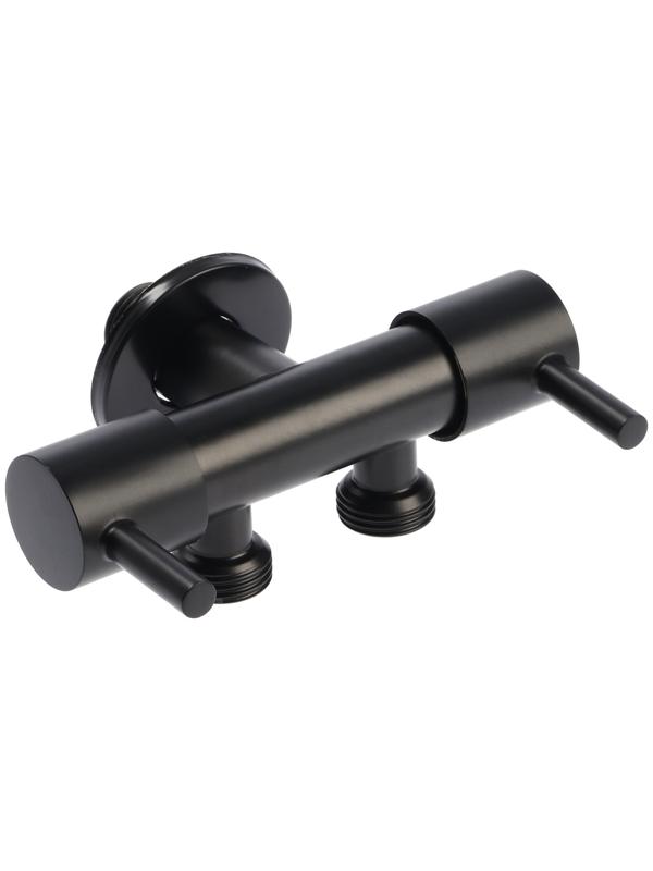 Кран двойной ZEIN engr, 1/2