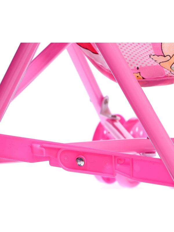 Пупс с коляской, 25 см, МИКС