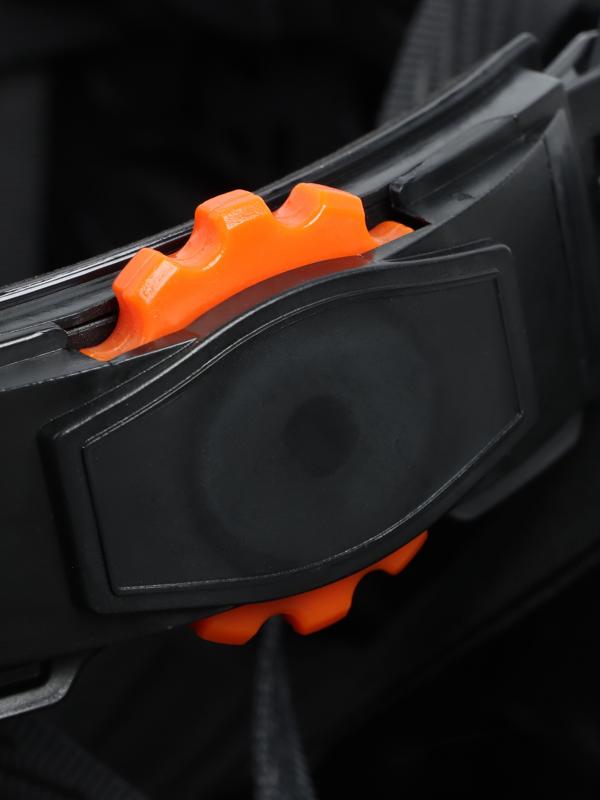 Каска защитная «Альпы» для альпинизма и скалолазания, регулировка размера, 52-63 см, черная