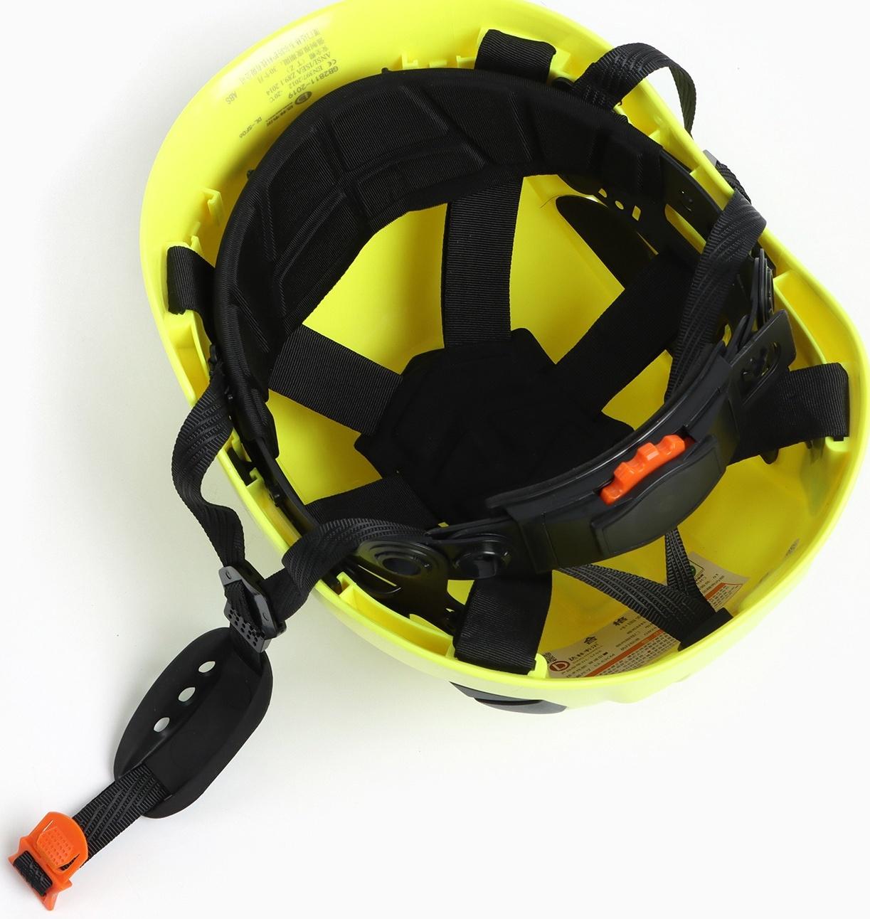 Каска защитная «Альпы» для альпинизма и скалолазания, регулировка размера, 52-63 см, желтая