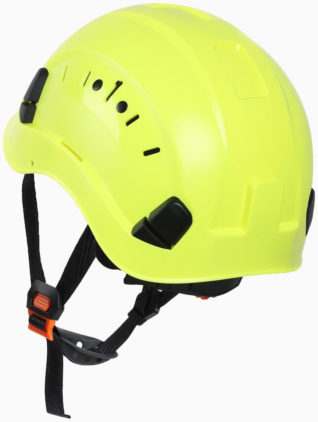 Каска защитная «Альпы» для альпинизма и скалолазания, регулировка размера, 52-63 см, желтая