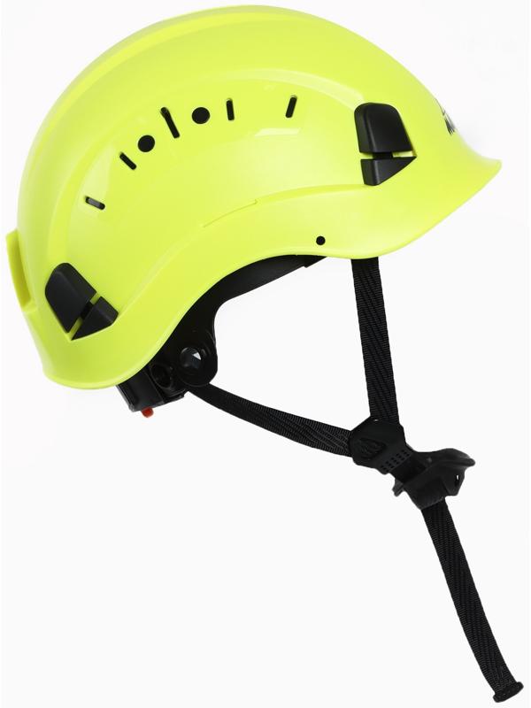 Каска защитная «Альпы» для альпинизма и скалолазания, регулировка размера, 52-63 см, желтая