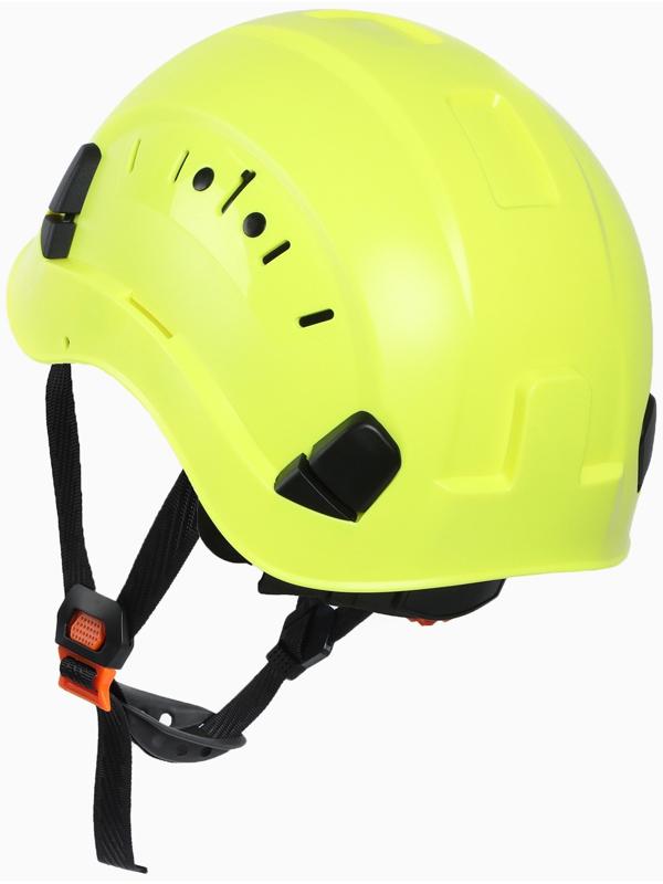 Каска защитная «Альпы» для альпинизма и скалолазания, регулировка размера, 52-63 см, желтая