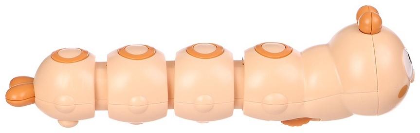 Заводная игрушка «Гусеничка», бежевый